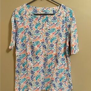 Croft & Barrow Multicolor Floral Top